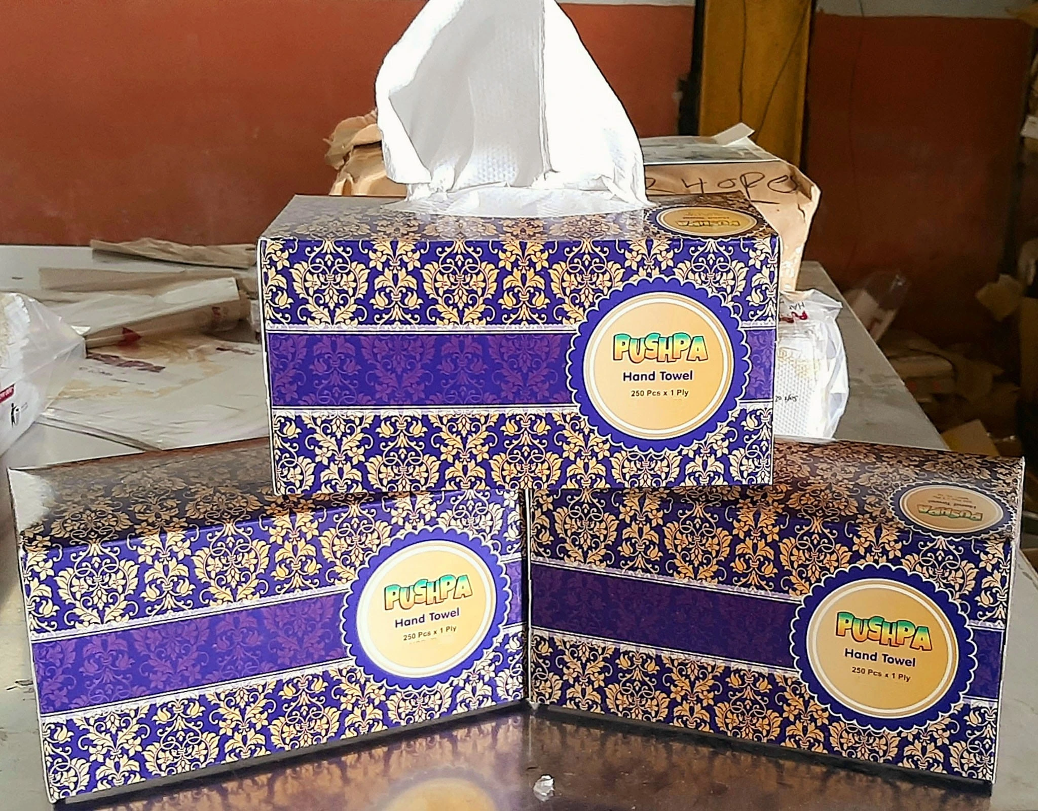 Hand Towel Box - A product of ProjectEhsan